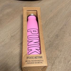 NWT PINK Victoria’s Secret Metal Water Bottle